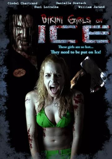 冰上的比基尼女孩